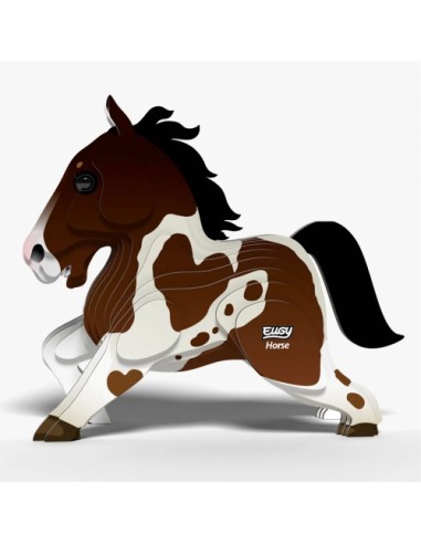Kit Eugy Caballo | Modelismo 3D en Cartón Reciclado