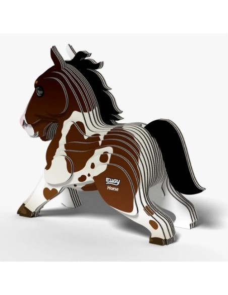 Kit Eugy Cavall | Modelisme 3D en Cartró Reciclat