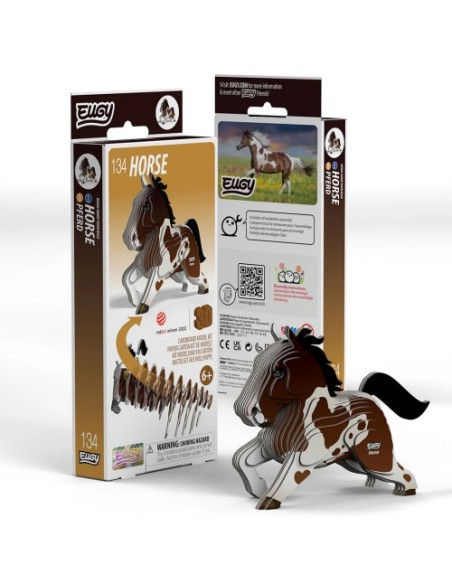 Kit Eugy Caballo | Modelismo 3D en Cartón Reciclado