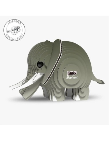 Puzzle 3D Eugy Elefante - DODOLAND - asijuego.com