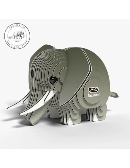 Puzzle 3D Eugy Elefante - DODOLAND - asijuego.com