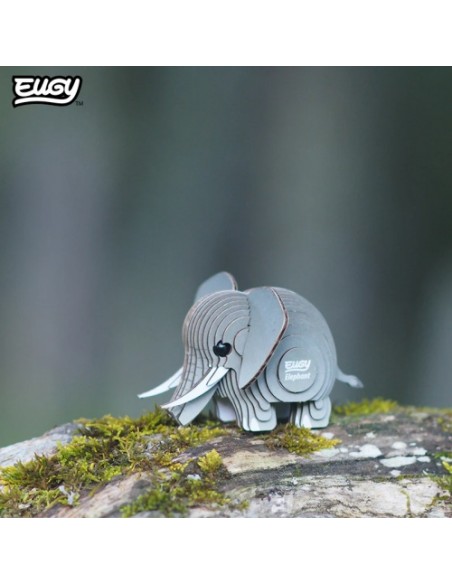 Puzzle 3D Eugy Elefante - DODOLAND - asijuego.com