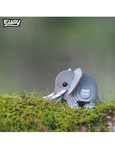 Puzzle 3D Eugy Elefante - DODOLAND - asijuego.com