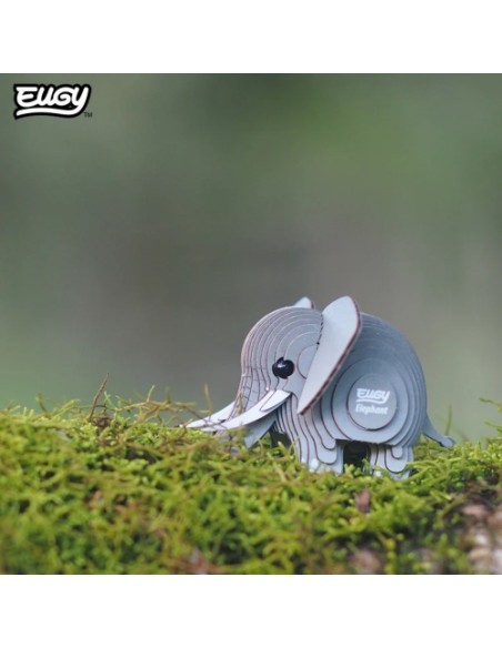 Puzzle 3D Eugy Elefante - DODOLAND - asijuego.com