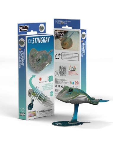 Kit Eugy Mantarraya | Modelismo 3D en Cartón Reciclado