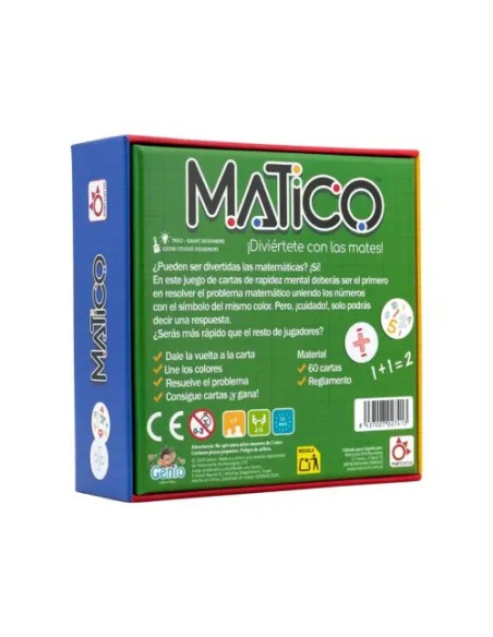 Matico de Mercurio | Juego Matemático y de Rapidez