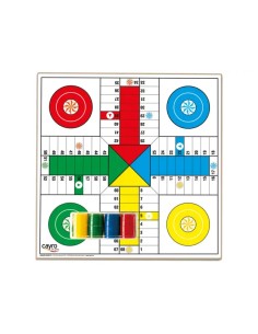 Tablero Parchís y Oca de Cayro de Madera 33x33 cm