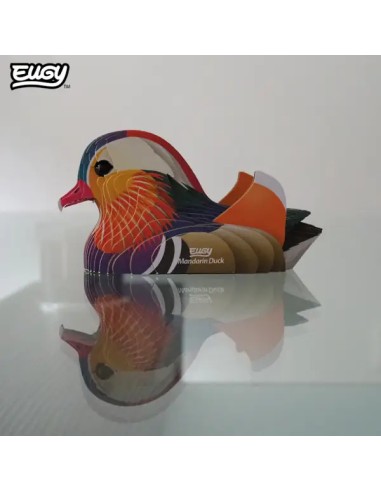 Kit Eugy Pato Mandarín | Modelismo 3D en Cartón Reciclado