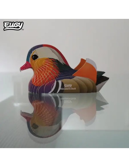 Kit Eugy Pato Mandarín | Modelismo 3D en Cartón Reciclado