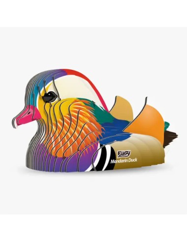 Kit Eugy Pato Mandarín | Modelismo 3D en Cartón Reciclado
