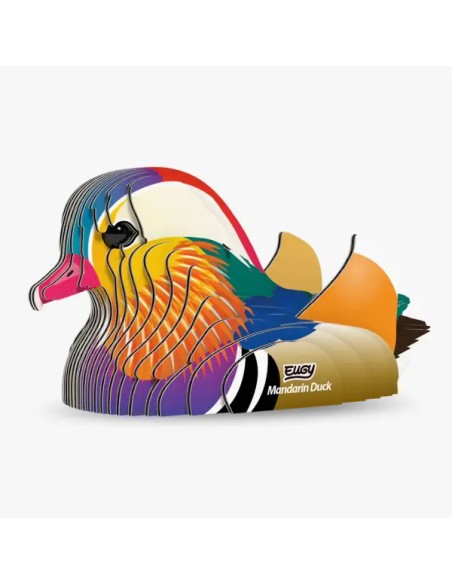 Kit Eugy Pato Mandarín | Modelismo 3D en Cartón Reciclado