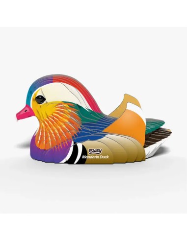 Kit Eugy Pato Mandarín | Modelismo 3D en Cartón Reciclado