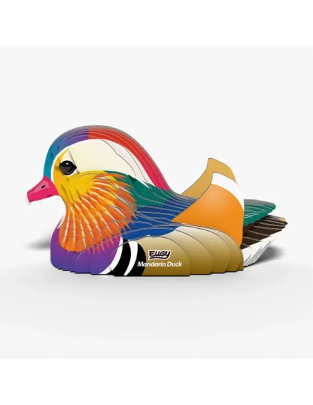Kit Eugy Pato Mandarín | Modelismo 3D en Cartón Reciclado
