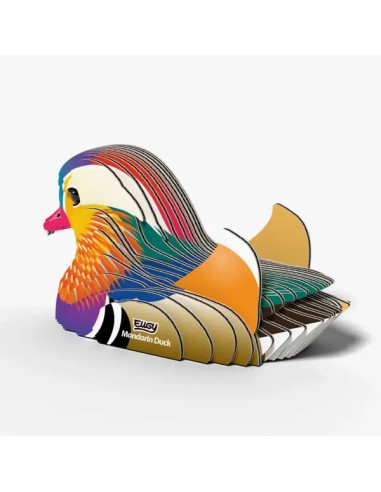 Kit Eugy Pato Mandarín | Modelismo 3D en Cartón Reciclado