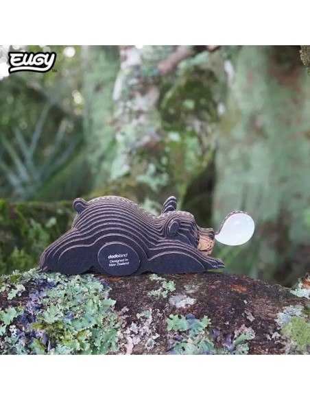 Kit Eugy Oso Negro | Modelismo 3D en Cartón Reciclado