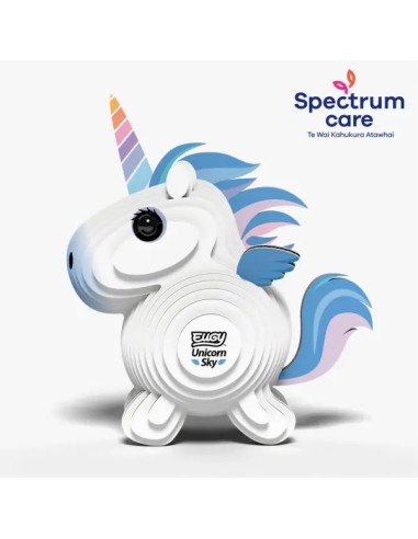 Puzzle 3D Eugy Unicornio Celeste | DODOLAND | Asijuego