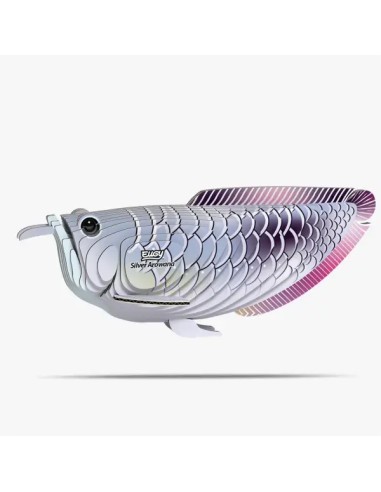 Kit Eugy Arowana Plateada | Modelismo 3D en Cartón Reciclado