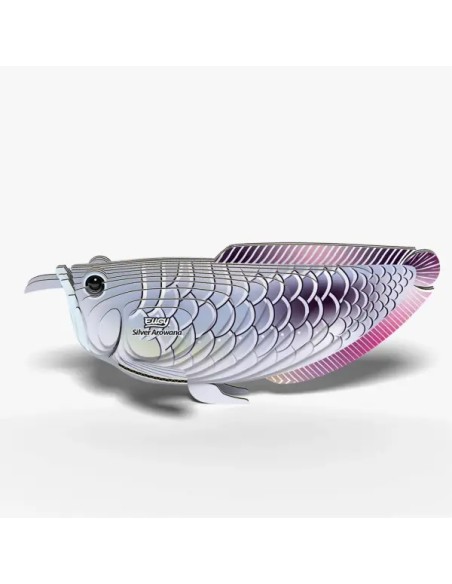 Kit Eugy Arowana Platejada | Modelisme 3D en Cartró Reciclat