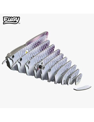 Kit Eugy Arowana Plateada | Modelismo 3D en Cartón Reciclado