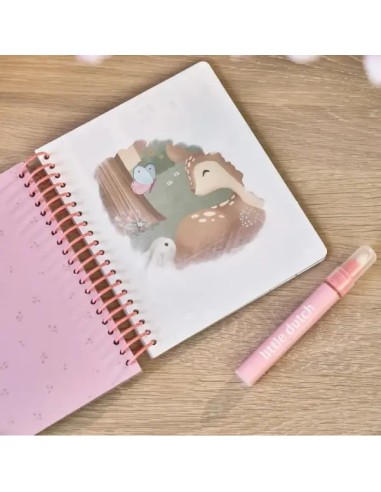 Libro Mágico Agua Rosa Fairy Garden – Cuaderno Reutilizable Infantil