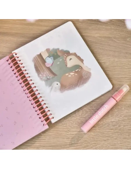 Llibre Màgic Aigua Rosa Fairy Garden – Quadern Reutilitzable Infantil
