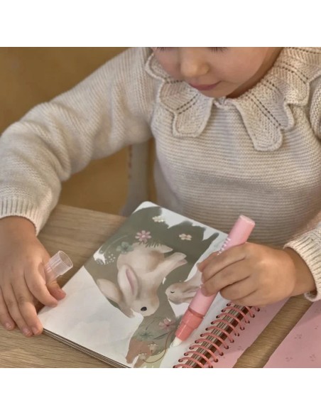 Llibre Màgic Aigua Rosa Fairy Garden – Quadern Reutilitzable Infantil