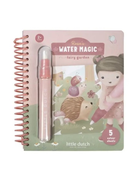 Llibre Màgic Aigua Rosa Fairy Garden – Quadern Reutilitzable Infantil