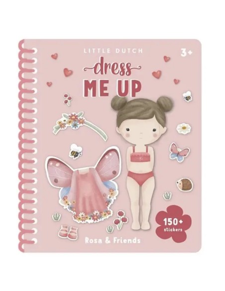 Libro Viste a Rosa & Friends Little Dutch con Pegatinas y Accesorios