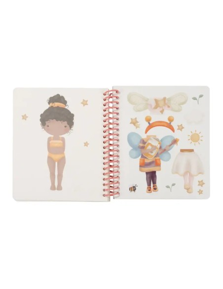 Libro Viste a Rosa & Friends Little Dutch con Pegatinas y Accesorios
