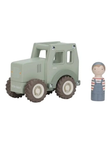 Tractor de Madera FSC Little Dutch | Juguete de Granja