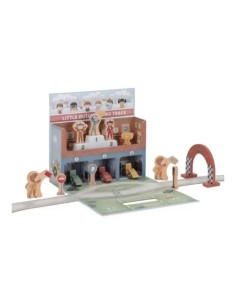 Pista de Carreras con Estuche Little Dutch | Juego Portátil