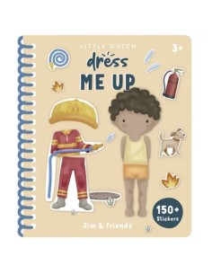 Libro de Pegatinas Viste a Jim & Friends Little Dutch