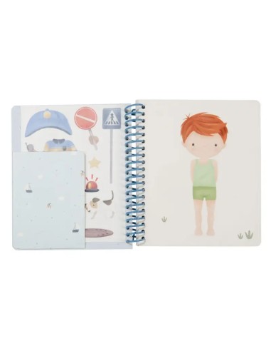 Libro de Pegatinas Viste a Jim & Friends Little Dutch