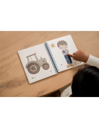 Libro de Pegatinas Viste a Jim & Friends Little Dutch