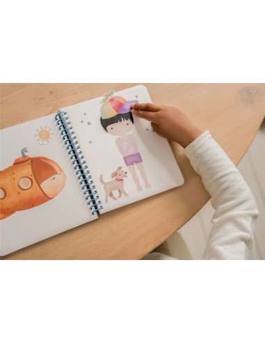 Libro de Pegatinas Viste a Jim & Friends Little Dutch