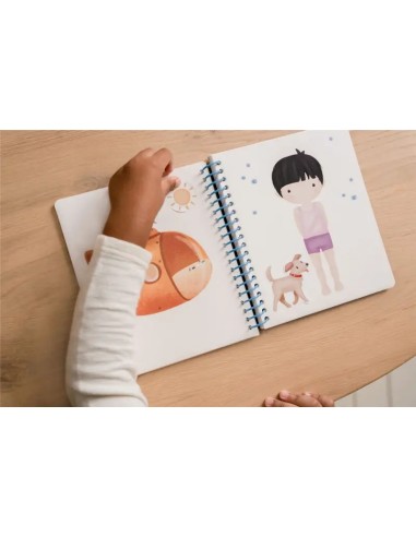 Libro de Pegatinas Viste a Jim & Friends Little Dutch
