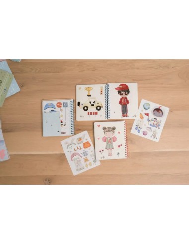 Libro de Pegatinas Viste a Jim & Friends Little Dutch