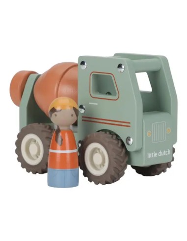 Camió Formigonera de Fusta FSC Little Dutch | Joguina