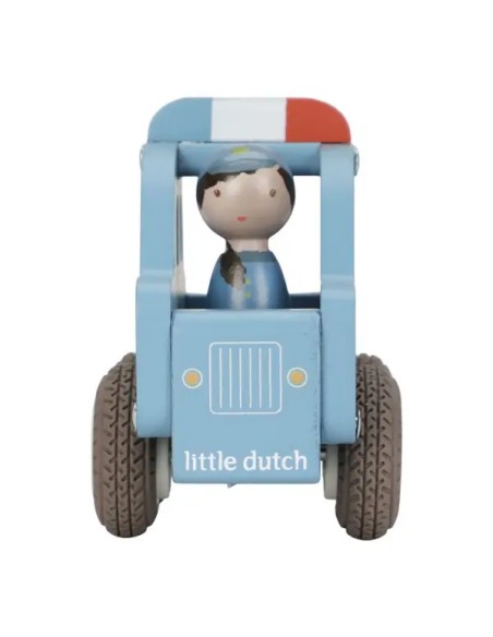 Coche de Policía de Madera FSC Little Dutch | Juguete Infantil