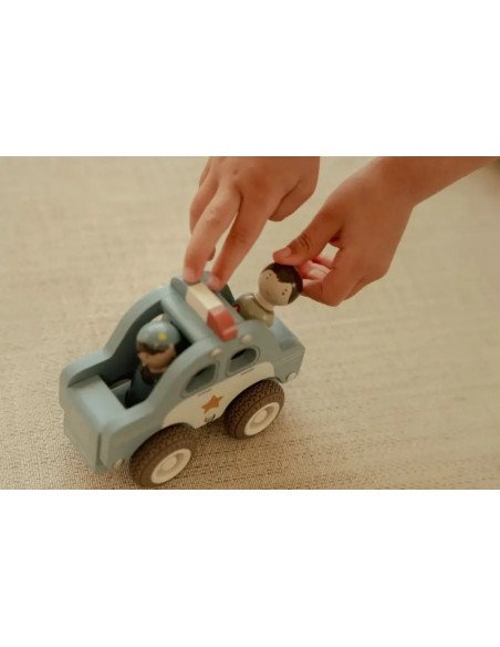 Coche de Policía de Madera FSC Little Dutch | Juguete Infantil