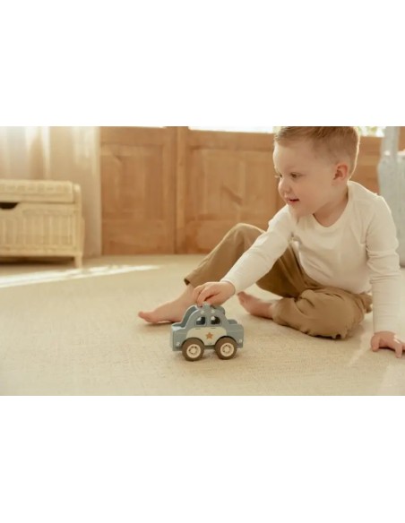 Coche de Policía de Madera FSC Little Dutch | Juguete Infantil