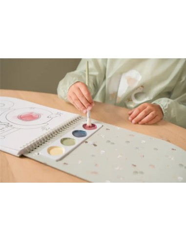 Libro de Acuarelas para Colorear Pequeña Granja Little Dutch