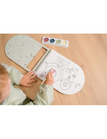 Libro de Acuarelas para Colorear Pequeña Granja Little Dutch