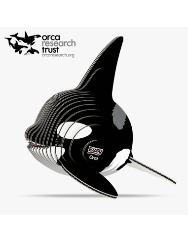 Puzle 3D de cartón ecológico Eugy Orca