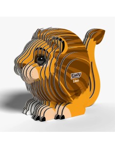 Figura 3D Eugy Lleó | Puzle de Cartó Ecològic i Educatiu