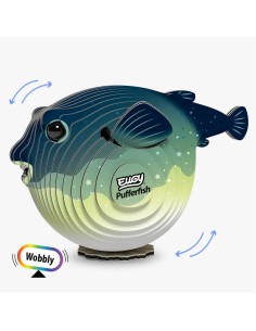 Puzle 3D de cartón ecológico Eugy Pez Globo