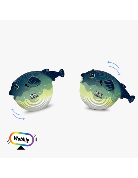 Figura 3D Eugy Peix Globus | Puzle de Cartó Ecològic i Educatiu
