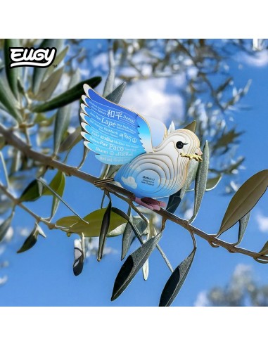 Figura 3D Eugy Colom | Puzle de Cartó Ecològic i Educatiu