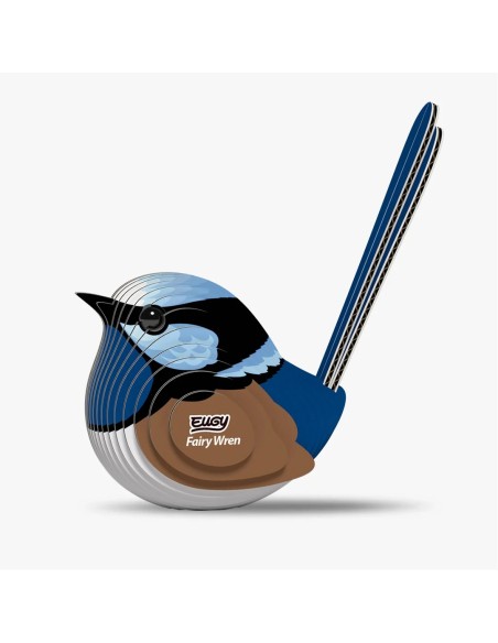 Figura 3D Eugy Maluro | Puzle de Cartón Ecológico y Educativo