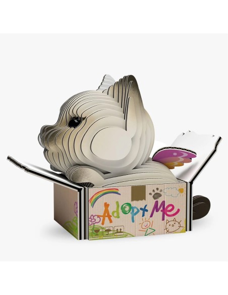 Puzle 3D de cartó ecològic Eugy Gata Mocha